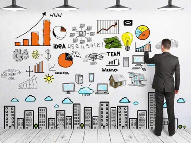 Hình ảnh các biểu tượng marketing kỹ thuật số cho đại lý rr88